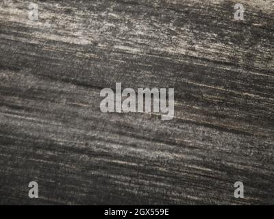 Old dark wooden board ruined by time, gray and black background,texture Stock Photo