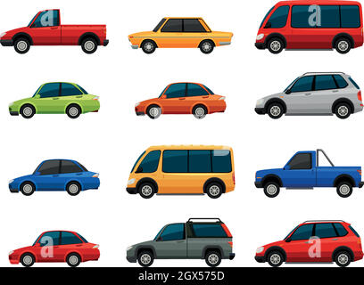 Vehicles Stock Vector