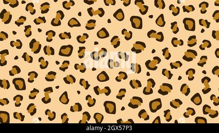 Background pattern leopard skin vector Stock Vector