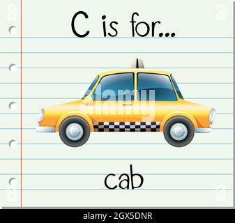 Flashcard letter A is for automobile Stock Vector Image & Art - Alamy