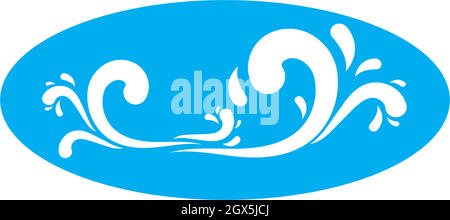 Water Splash vector illustration design Stock Vector