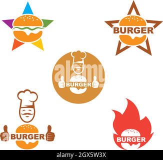 burger icon vector illustration design Stock Vector