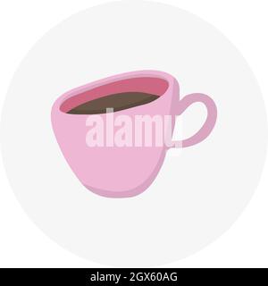 Hand-drawn cup. Doodle style vector illustration. Design element for postcards, invitations or oher graphic and web design. Stock Vector