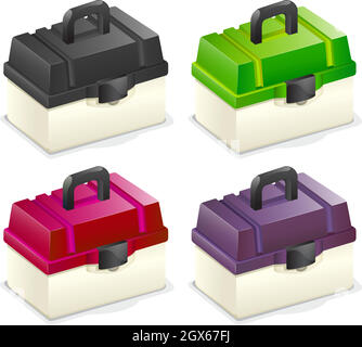 Tackle box Stock Vector