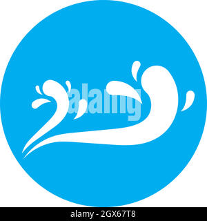 Water Splash vector illustration design Stock Vector