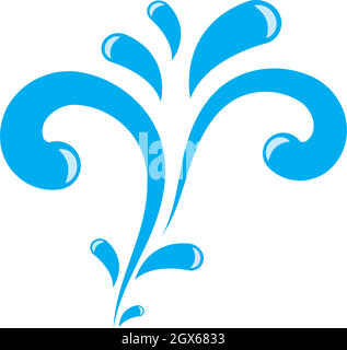 Water Splash vector illustration design Stock Vector
