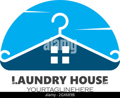 hanger logo icon vector illustration design Stock Vector