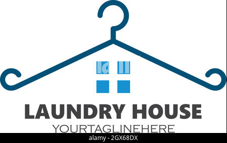 hanger logo icon vector illustration design Stock Vector