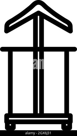 Hanger Stand Icon Stock Vector