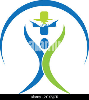 Healthy Life people  Logo template vector Stock Vector