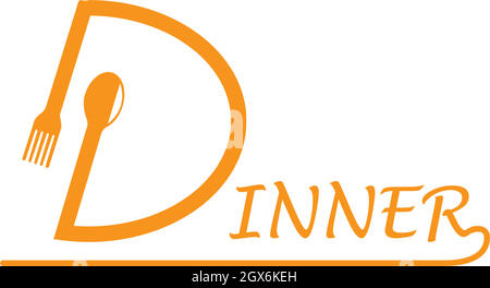 fork,spoon logo icon vector illustration Stock Vector