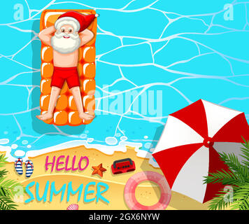 Image with Santa Claus theme 6 Stock Vector Image &amp; Art - Alamy