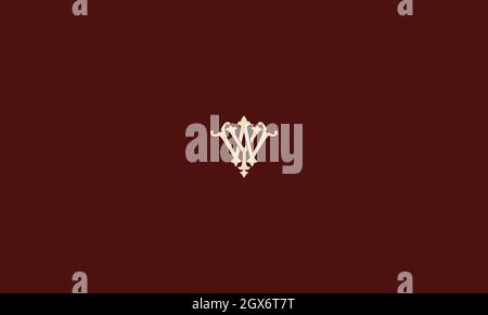 LETTERS WY LOGO DESIGN WITH NEGATIVE SPACE EFFECT FOR ILLUSTRATION Stock Vector