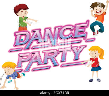 dance party clip art