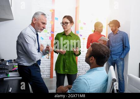 Business people that work together in office Stock Photo