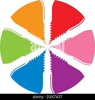 screw icon vector illustration design Stock Vector