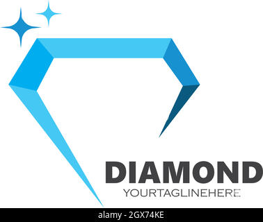 Diamond  vector icon illustration design Stock Vector