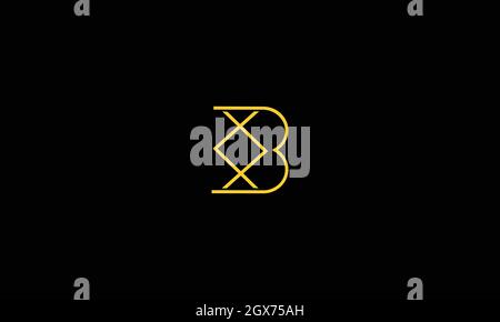 LETTERS C D AND B LOGO DESIGN WITH NEGATIVE SPACE EFFECT FOR ILLUSTRATION USE Stock Vector