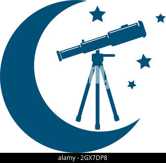 telescope icon vector illustration design Stock Vector