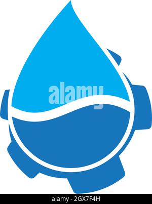 water drop Logo Template vector illustration design Stock Vector