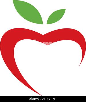 Apple logo vector illustration Stock Vector Image & Art - Alamy