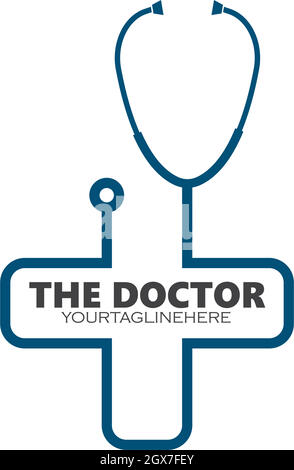 stethoscope icon vector illustration design Stock Vector