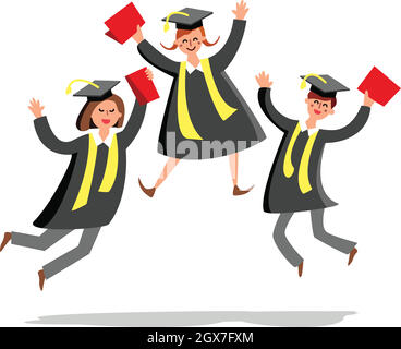 Students graduation celebration Stock Vector Image & Art - Alamy