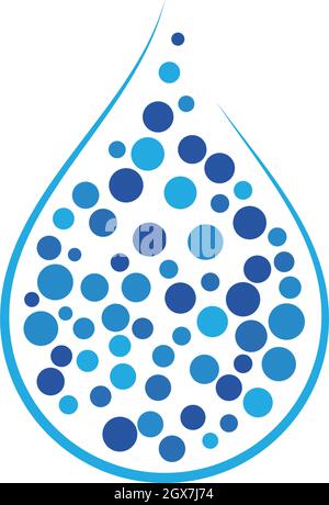 water drop Logo Template vector illustration design Stock Vector