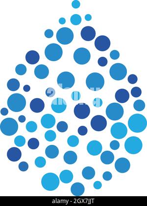 water drop Logo Template vector illustration design Stock Vector