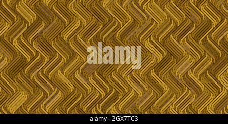 Geometric pattern with stripes lines waves brown color modern background for carpet,wallpaper,clothing,wrapping,batik,fabric Stock Vector