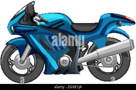 bike isolated on white background. Vector illustration Stock Vector ...