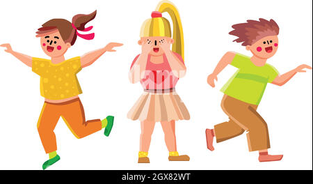 Children playing hide and seek illustration Stock Vector Image & Art - Alamy