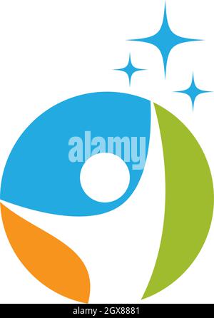 success people logo vector icon template Stock Vector Image & Art - Alamy