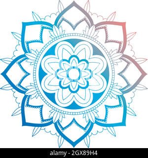 Mandala patterns on isolated background Stock Vector