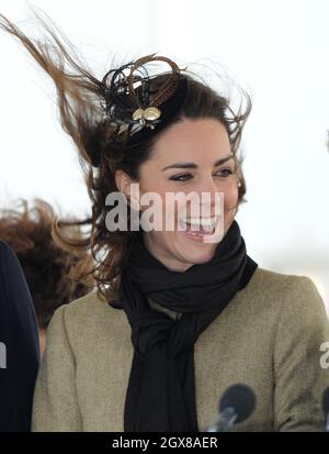 Kate Middleton officially launches the new RNLI's lifeboat 'Hereford