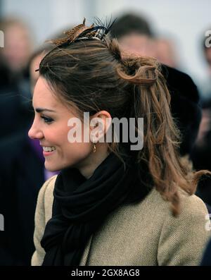 Kate Middleton officially launches the new RNLI's lifeboat 'Hereford