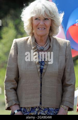 Camilla, Duchess of Cornwall visits St. John, New Brunswick on the first day of an official Diamond Jubilee tour of Canada Stock Photo