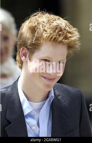 Prince Harry finishes his schooldays at Eton College. Â©Anwar Hussein