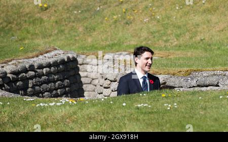 Prime Minister Justin Trudeau visits with children at a daycare in ...