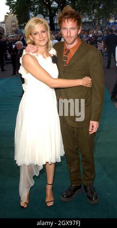 Alice Evans and Paul Kaye at the premiere for the film 'Blackball' in Leicester Square. Stock Photo