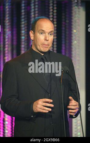 Prince Albert of Monaco at the World Music Awards at the Sporting Club, Monte Carlo Stock Photo