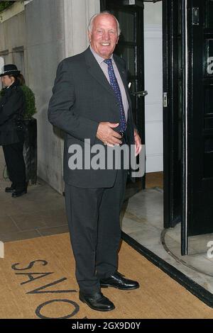 Pipeman Boxing At the Savoy Hotel in London, Henry Cooper, former British Heavyweight ...
