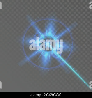 Laser Beam Security Safe Electronic System Vector Stock Vector