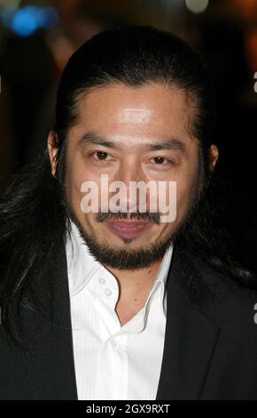 Hiroyuki Sanada at the UK Premiere of The Last Samuri in London's Leicester Square. Stock Photo