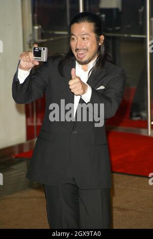 Hiroyuki Sanada at the UK premiere of The Last Samurai which was screened at the Odeon Leicester Square in London. Stock Photo