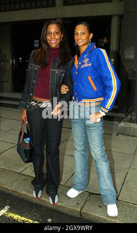 Misteeq arriving at Radio one in London. Stock Photo