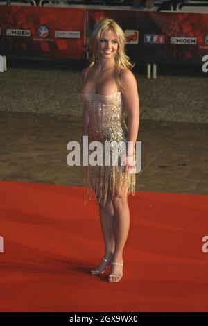 Britney Spears at the NRJ Music Awards 2004. Stock Photo