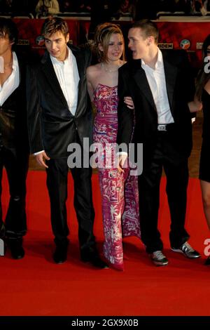 The French Star Academy at the NRJ Music Awards 2004. Stock Photo