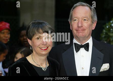 Michael Buerk at the Book Awards at the Grosvenor House Hotel  Stock Photo