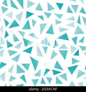 Polygonal blue mosaic background. Abstract low poly vector illustration. Triangular seamless pattern. Template geometric business design with triangle Stock Vector
